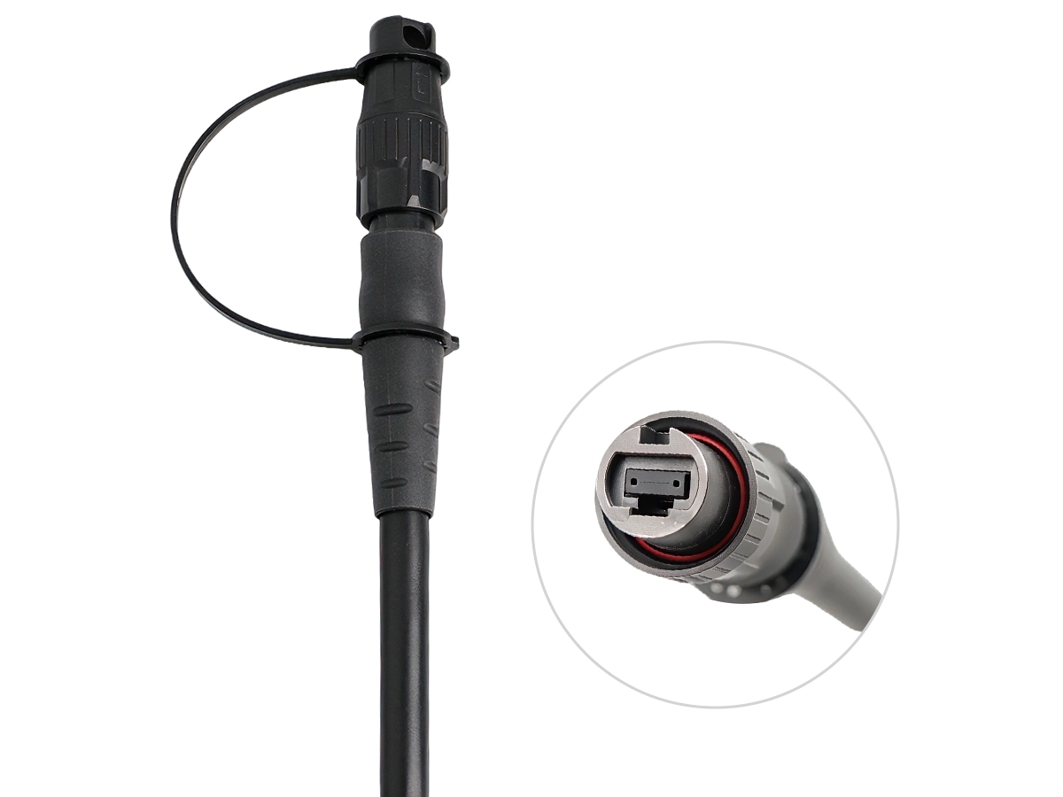 DYS HM Plug MPO-based pre-connectorized outdoor cable assembly